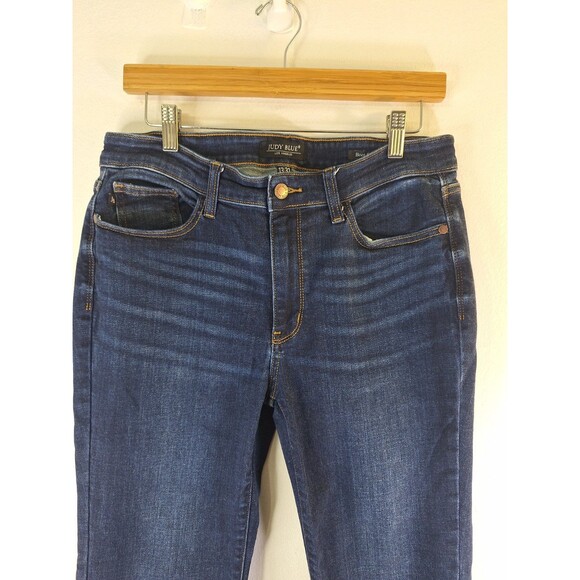 JUDY BLUE Elsy Whiskered Bootcut Jeans Sz 13/31 Stretch Casual Bohemian Western - Picture 5 of 9